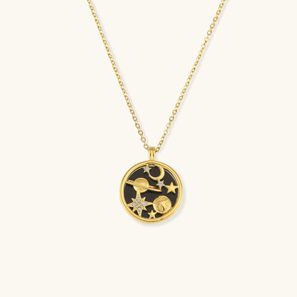 Women's Necklace Gold Stainless Steel 18K - 1