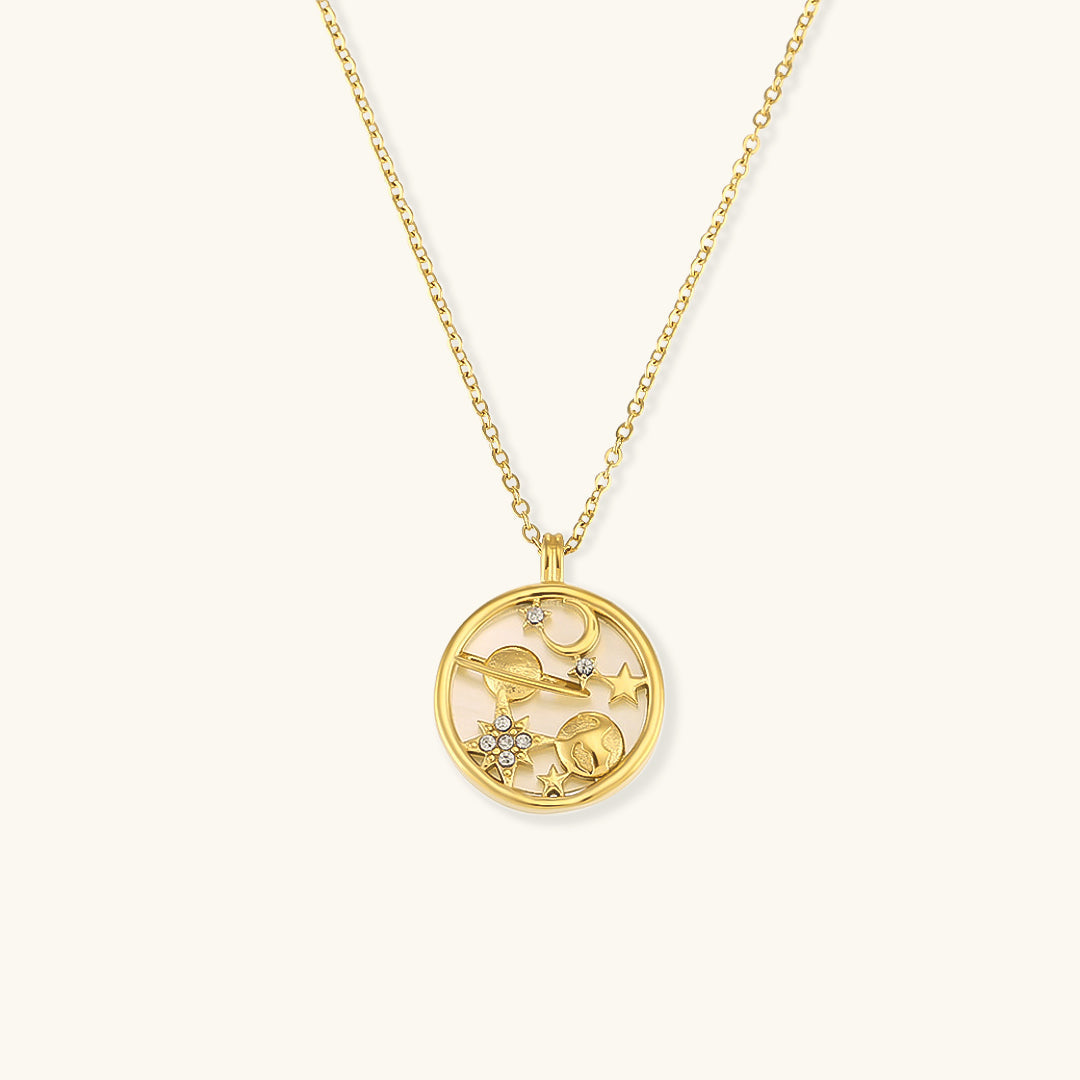 Women's Necklace Gold Stainless Steel 18K - 3