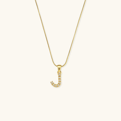 Women's Initial Letter Necklace Gold Stainless Steel Freshwater Pearls - 13
