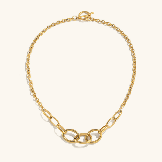 Women's Gold Chain Necklace 18k Stainless Steel - 1