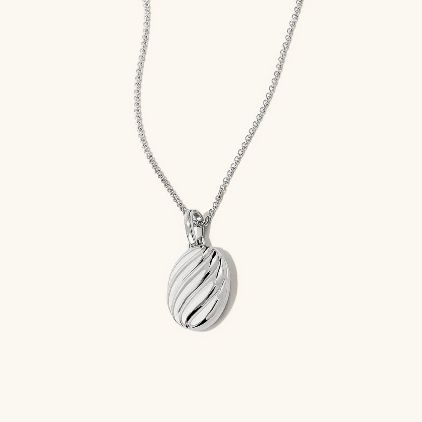 Women's Gold Necklace Croissant Pendant Stainless Steel 14k Gold Chain - 4