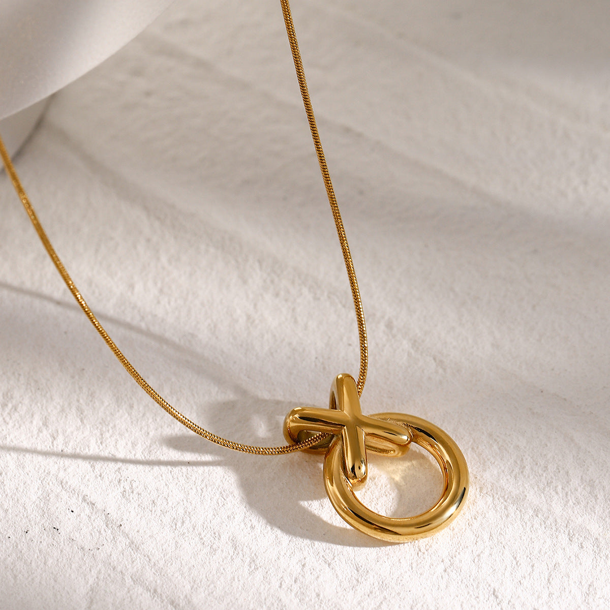 Women's Gold Necklace Stainless Steel 18k Adjustable Chain for Girlfriend - 11