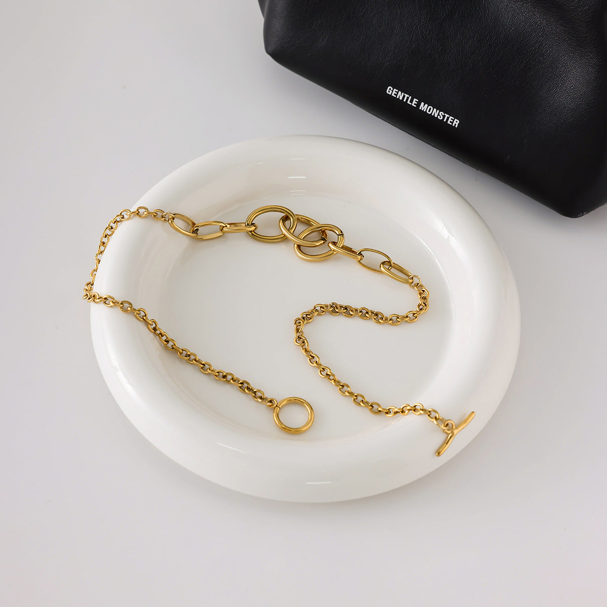 Women's Gold Chain Necklace 18k Stainless Steel - 5