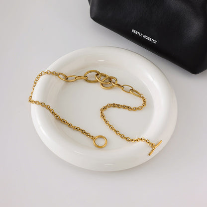 Women's Gold Chain Necklace 18k Stainless Steel - 5