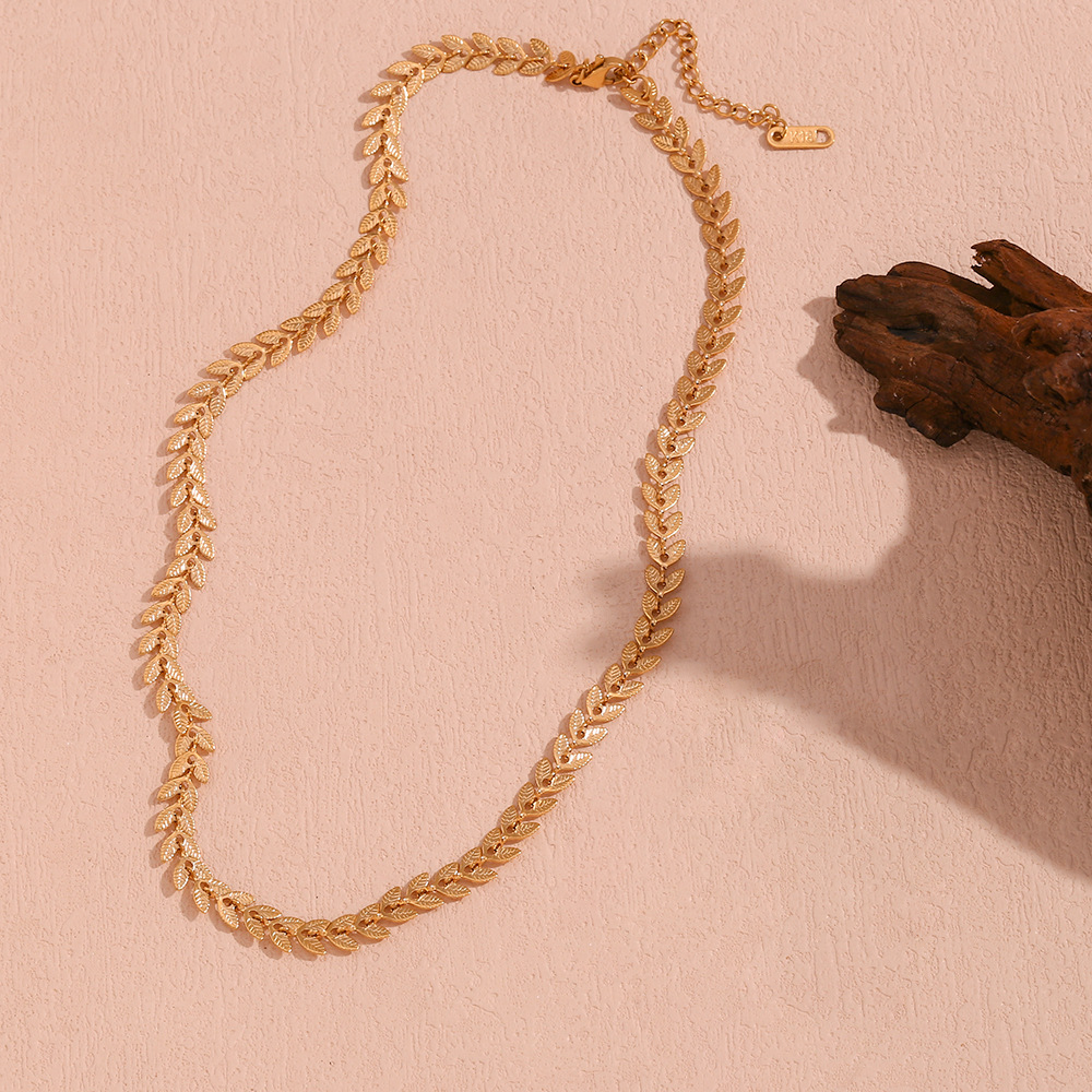 Women's Gold Necklace 18k Stainless Steel - 4