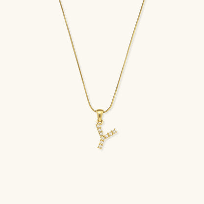 Women's Initial Letter Necklace Gold Stainless Steel Freshwater Pearls - 28