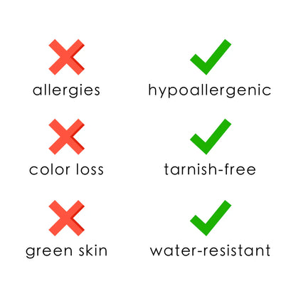 Women's Gold Locket Necklace 16-Inch Hypoallergenic Delicate Design - 8