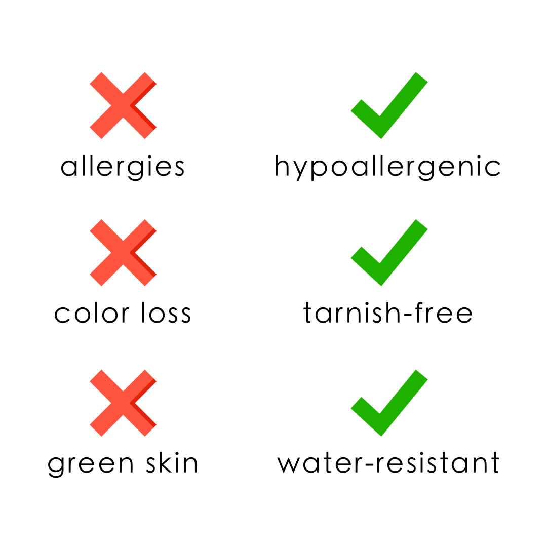 Women's Freshwater Pearl Necklace Gold Stainless Steel